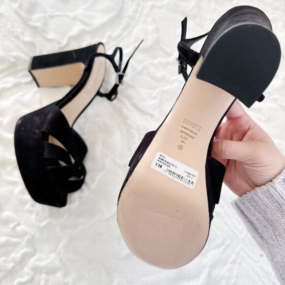 Schutz Keefa Platform Heels Size 9.5 New $148 - Picture 5 of 7